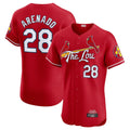 Tlead St. Louis Cardinals #28 Nolan Arenado Player Red City Connect Limited Elite Stitched Jerseys