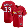 Tlead St. Louis Cardinals #33 Brendan Donovan Player Red City Connect Limited Stitched Jerseys