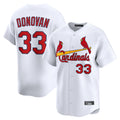 Tlead St. Louis Cardinals #33 Brendan Donovan Player White Home Limited Stitched Jerseys