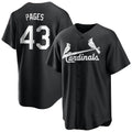 Tlead St. Louis Cardinals #43 Pedro Pages Player Black City Connect Home Limited Stitched Jerseys