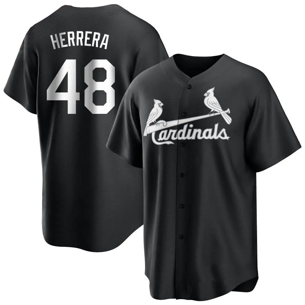 Tlead St. Louis Cardinals #48 Ivan Herrera Player Black City Connect Home Limited Stitched Jerseys