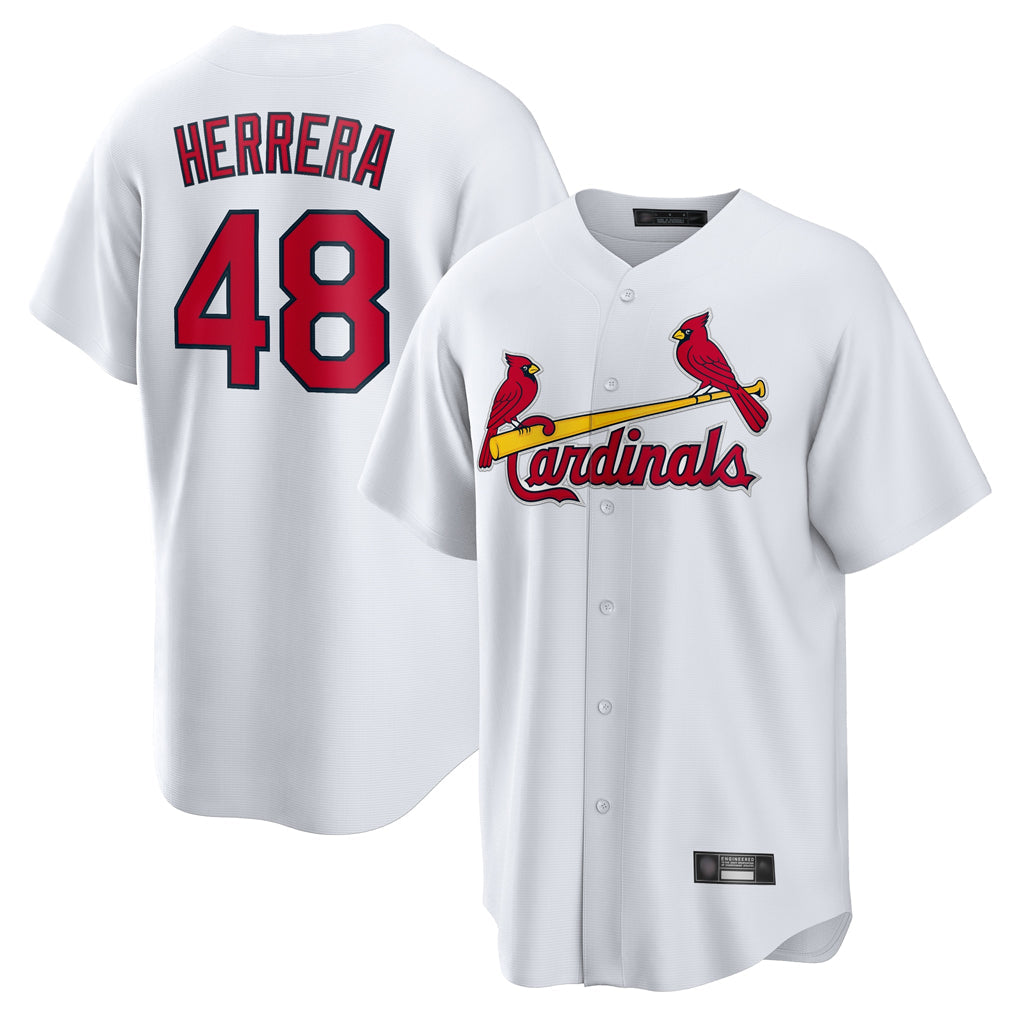 Tlead St. Louis Cardinals #48 Ivan Herrera Player White Home Game Stitched Jerseys