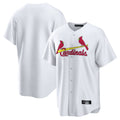 Tlead St. Louis Cardinals Blank Player White Home Game Stitched Jerseys