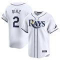 Tlead TB.Rays #2 Yandy Diaz Player White Home Limited Stitched Jerseys