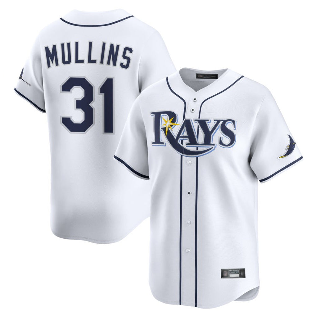 Tlead TB.Rays #31 Cedric Mullins Player White Home Limited Stitched Jerseys