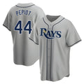 Tlead TB.Rays #44 Ryan Pepiot Player Gray Home Game Stitched Jerseys