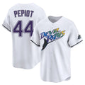 Tlead TB.Rays #44 Ryan Pepiot Player White City Connect Home Stitched Jerseys