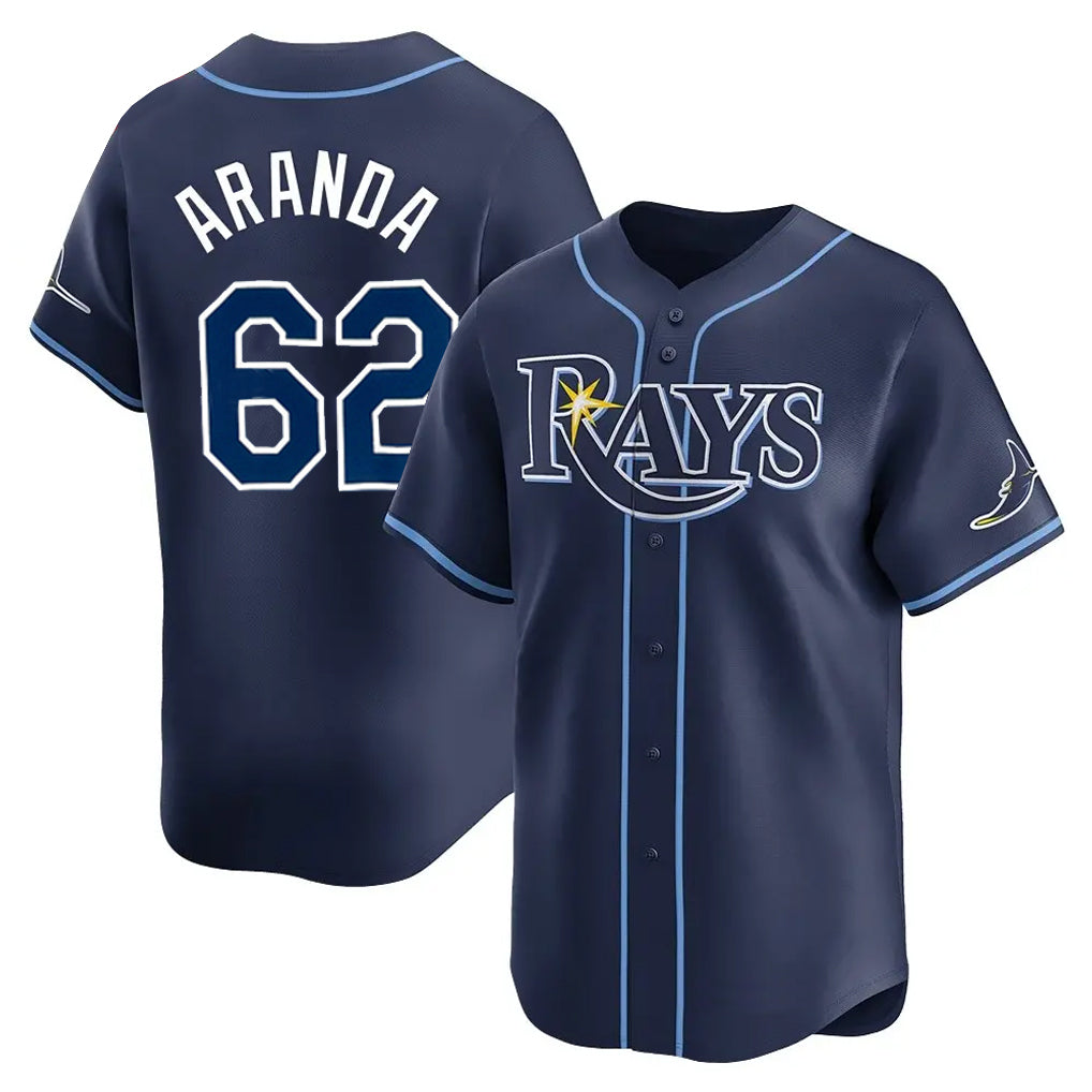 Tlead TB.Rays #62 Jonathan Aranda Player Navy Home Limited Stitched Jerseys