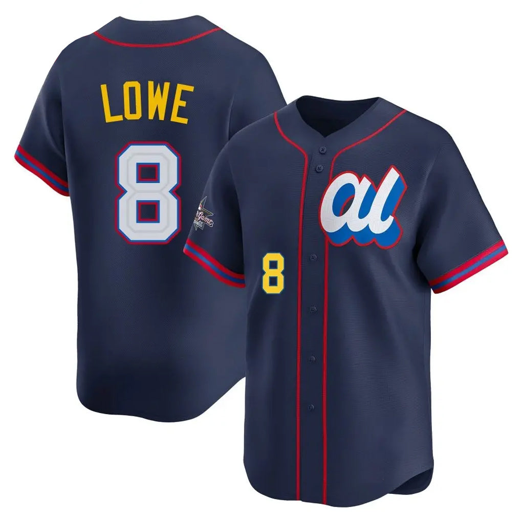 Tlead TB.Rays #8 Brandon Lowe Player Navy Limited American League All-Star Edition Stitched Jerseys