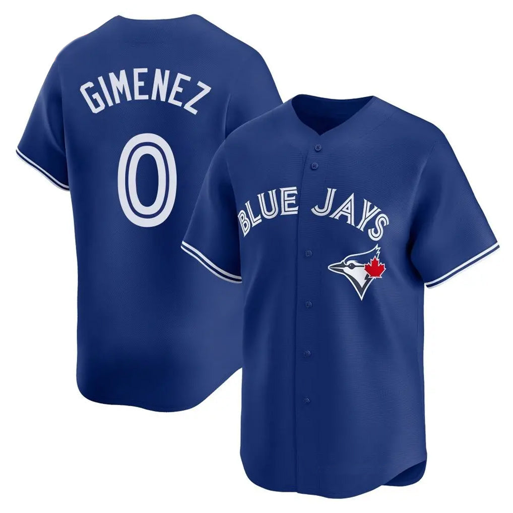 Tlead T.Blue Jays #0 Andres Gimenez Player Royal Home Game Stitched Jerseys
