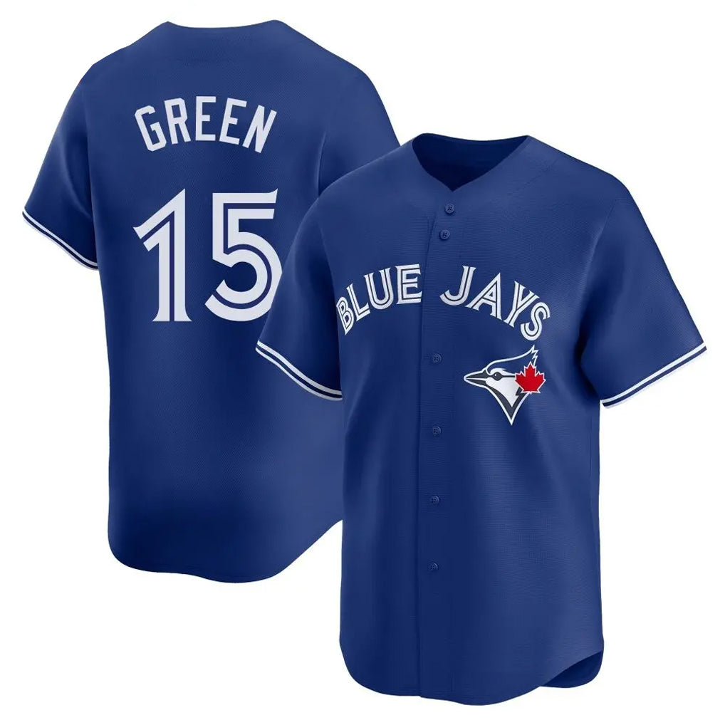 Tlead T.Blue Jays #15 Chad Green Player Royal Home Limited Stitched Jerseys