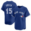 Tlead T.Blue Jays #15 Chad Green Player Royal Home Limited Stitched Jerseys