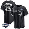 Tlead T.Blue Jays #25 Anthony Santander Player Black 2025 World Series City Connect Limited Stitched Jerseys