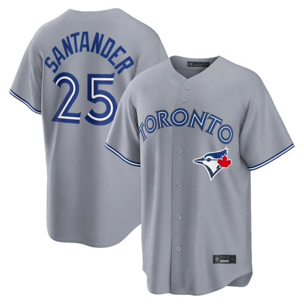 Tlead T.Blue Jays #25 Anthony Santander Player Gray Home Limited Stitched Jerseys