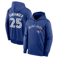 Tlead T.Blue Jays #25 Anthony Santander Player Royal Performance Pullover Hoodie