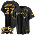 Tlead T.Blue Jays #27 Vladimir Guerrero Jr Player Black 2025 American League All Stitched Jerseys