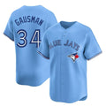 Tlead T.Blue Jays #34 Kevin Gausman Player Blue Home Limited Stitched Jerseys
