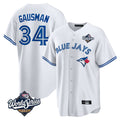 Tlead T.Blue Jays #34 Kevin Gausman Player White 2025 American League All Stitched Jersey