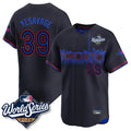 Tlead T.Blue Jays #39 Trey Yesavage Player Black 2025 World Series City Connect Stitched Jerseys