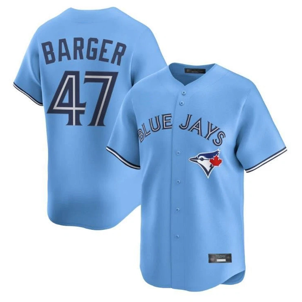 Tlead T.Blue Jays #47 Addison Barger Player Blue Replica Stitched Jerseys