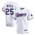 Tlead T.Rangers #25 Buddy Bell Player White Home Limited Stitched Jerseys