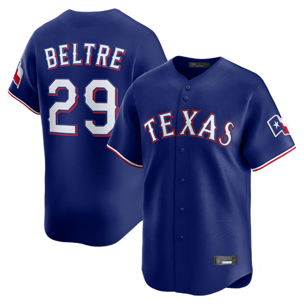 Tlead T.Rangers #29 Adrian Beltre Player Royal Home Limited Stitched Jerseys