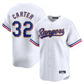 Tlead T.Rangers #32 Evan Carter Player Gold Collection Limited Edition White Stitched Jerseys
