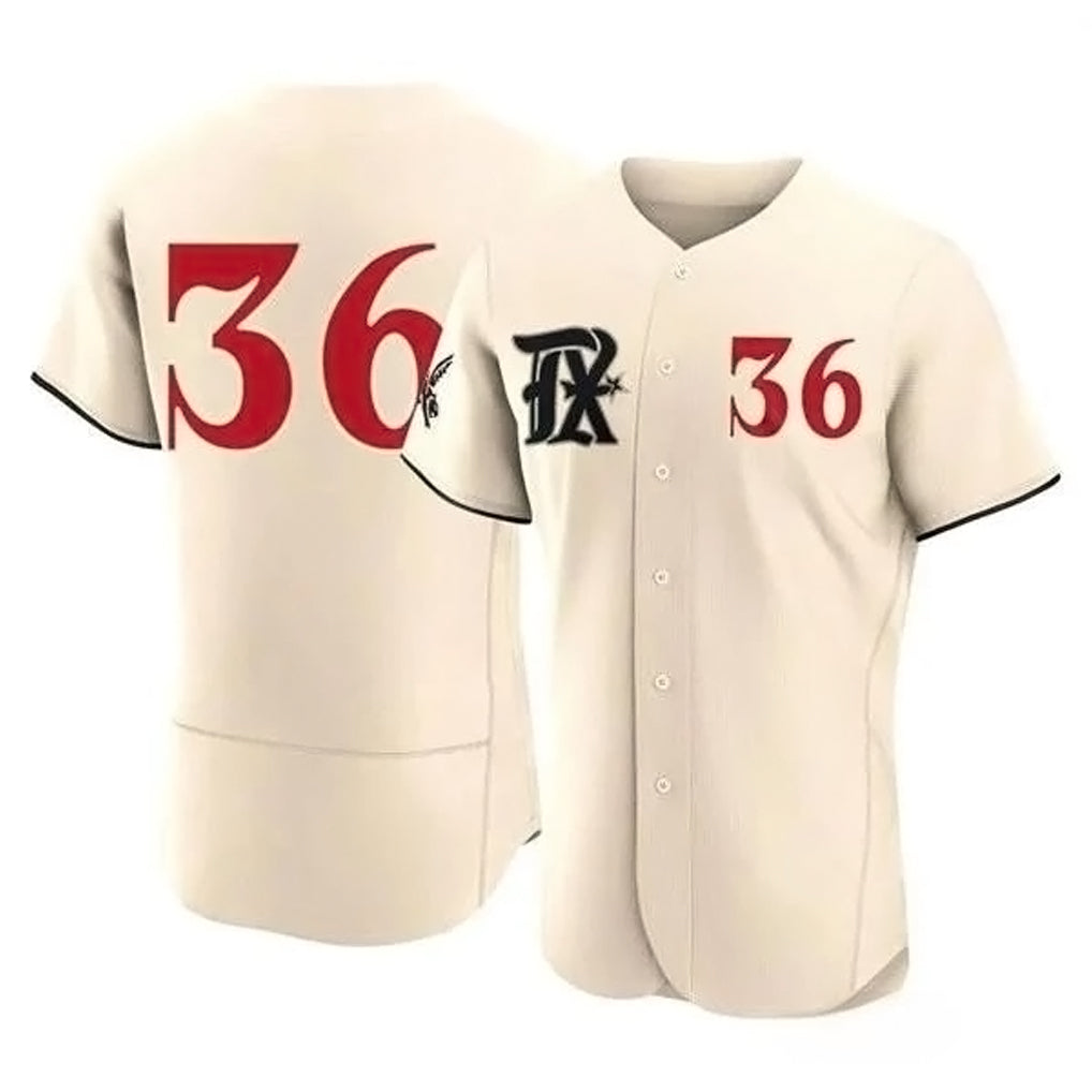Tlead T.Rangers #36 Wyatt Langford Player Cream Limited City Connect Elite Stitched Jerseys