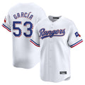 Tlead T.Rangers #53 Adolis Garcia Player White Home Limited Stitched Jerseys