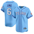 Tlead T.Rangers #6 Josh Jung Player Light Blue 2026 City Connect Limited Stitched Jerseys