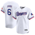 Tlead T.Rangers #6 Josh Jung Player White&Blue Home Limited Stitched Jerseys