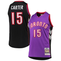 Tlead T.Raptors #15 Vince Carter Mitchell & Ness Purple 19992000 Hardwood Classics Authentic Jerseys