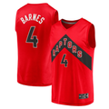 Tlead T.Raptors #4 Scottie Barnes Red Fast Break Replica Jerseys - Icon Edition