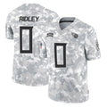 Tlead T.Titans #0 Calvin Ridley Player Arctic Camo Limited Salute to Service Home Game Stitched Jerseys