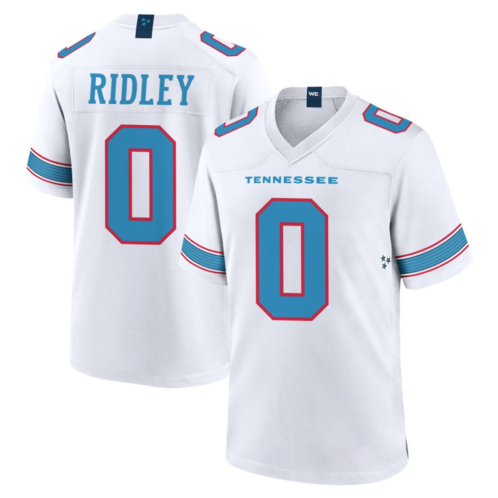 Tlead T.Titans #0 Calvin Ridley Player White 2026 Game Home Stitched Jerseys