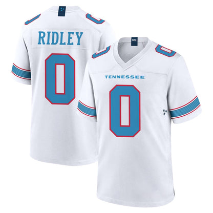 Tlead T.Titans #0 Calvin Ridley Player White 2026 Game Home Stitched Jerseys