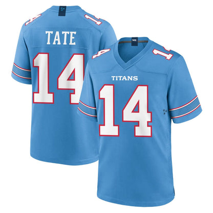 Tlead T.Titans #14 Carnell Tate Player Light Blue 2026 Game Home Stitched Jerseys