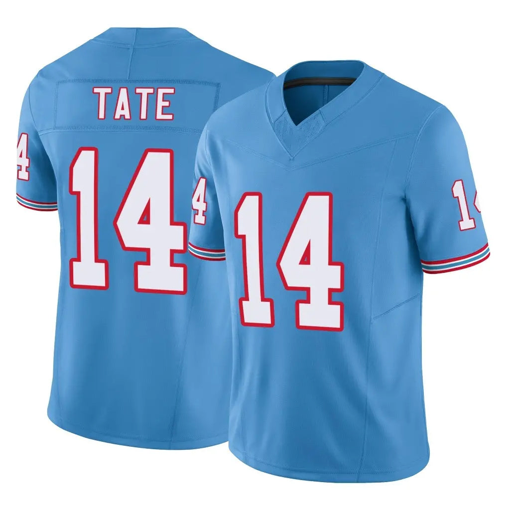 Tlead T.Titans #14 Carnell Tate Player Light Blue Limited Vapor F.U.S.E. Home Game Stitched Jerseys