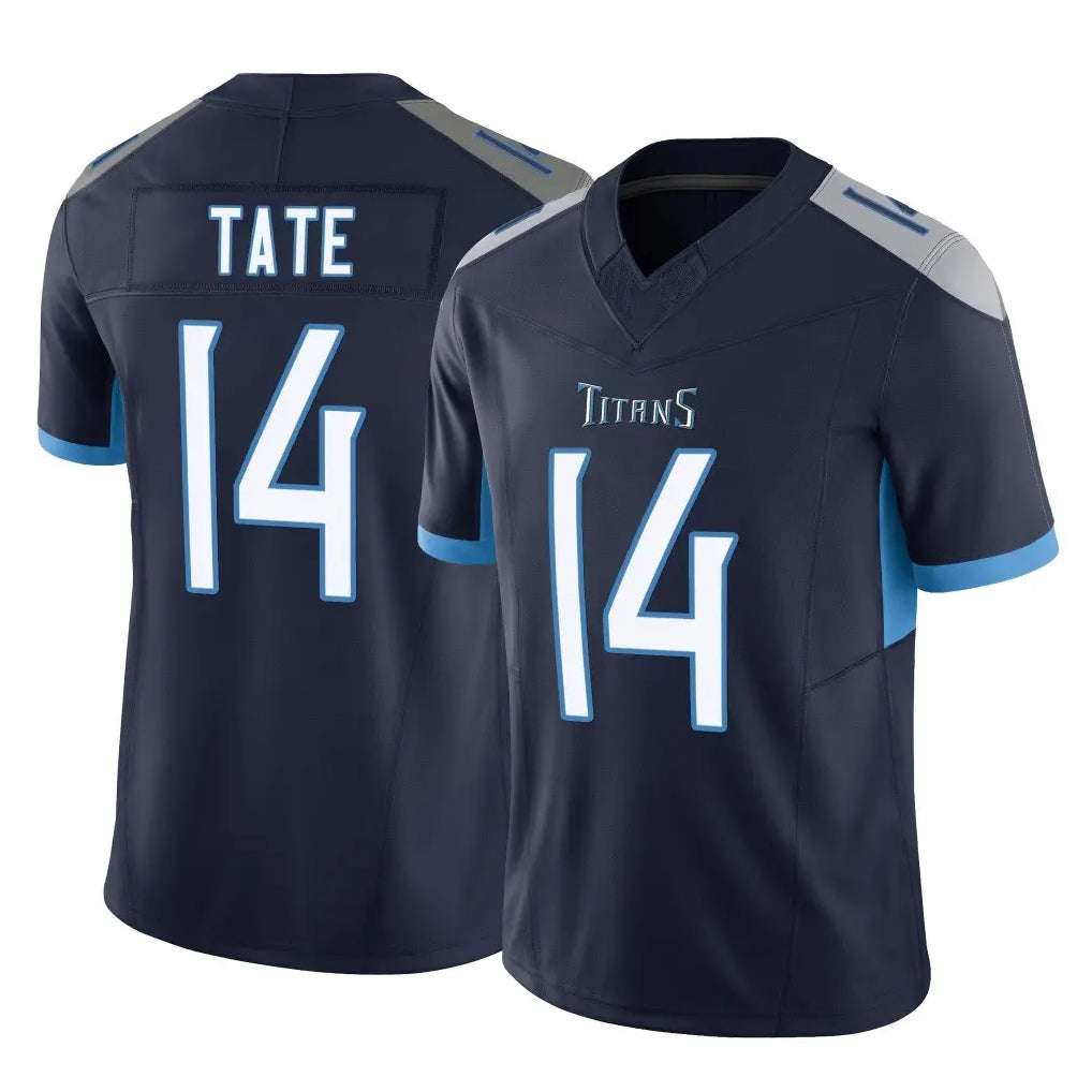 Tlead T.Titans #14 Carnell Tate Player Navy Limited Vapor F.U.S.E. Home Game Stitched Jerseys