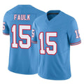 Tlead T.Titans #15 Keldric Faulk Player Light Blue Limited Vapor F.U.S.E. Home Game Stitched Jerseys