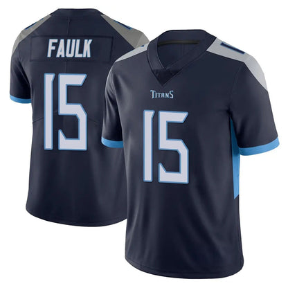 Tlead T.Titans #15 Keldric Faulk Player Navy Limited Vapor Untouchable Home Game Stitched Jerseys
