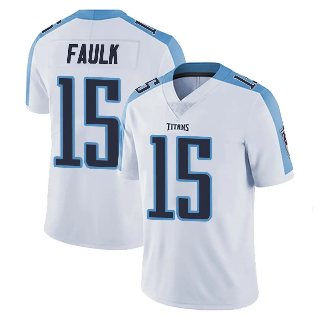 Tlead T.Titans #15 Keldric Faulk Player White Limited Vapor Untouchable Home Game Stitched Jerseys