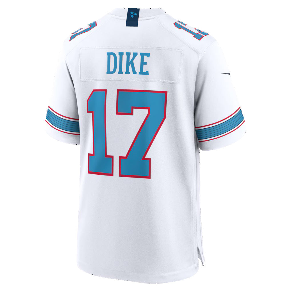 Tlead T.Titans #17 Chimere Dike White Game Stitched Jerseys