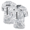 Tlead T.Titans #1 Cameron Ward Player Arctic Camo Limited Salute to Service Home Game Stitched Jerseys
