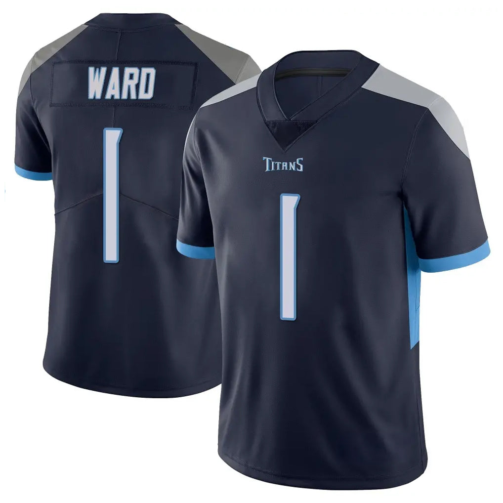 Tlead T.Titans #1 Cameron Ward Player Navy Limited Vapor Untouchable Home Game Stitched Jerseys