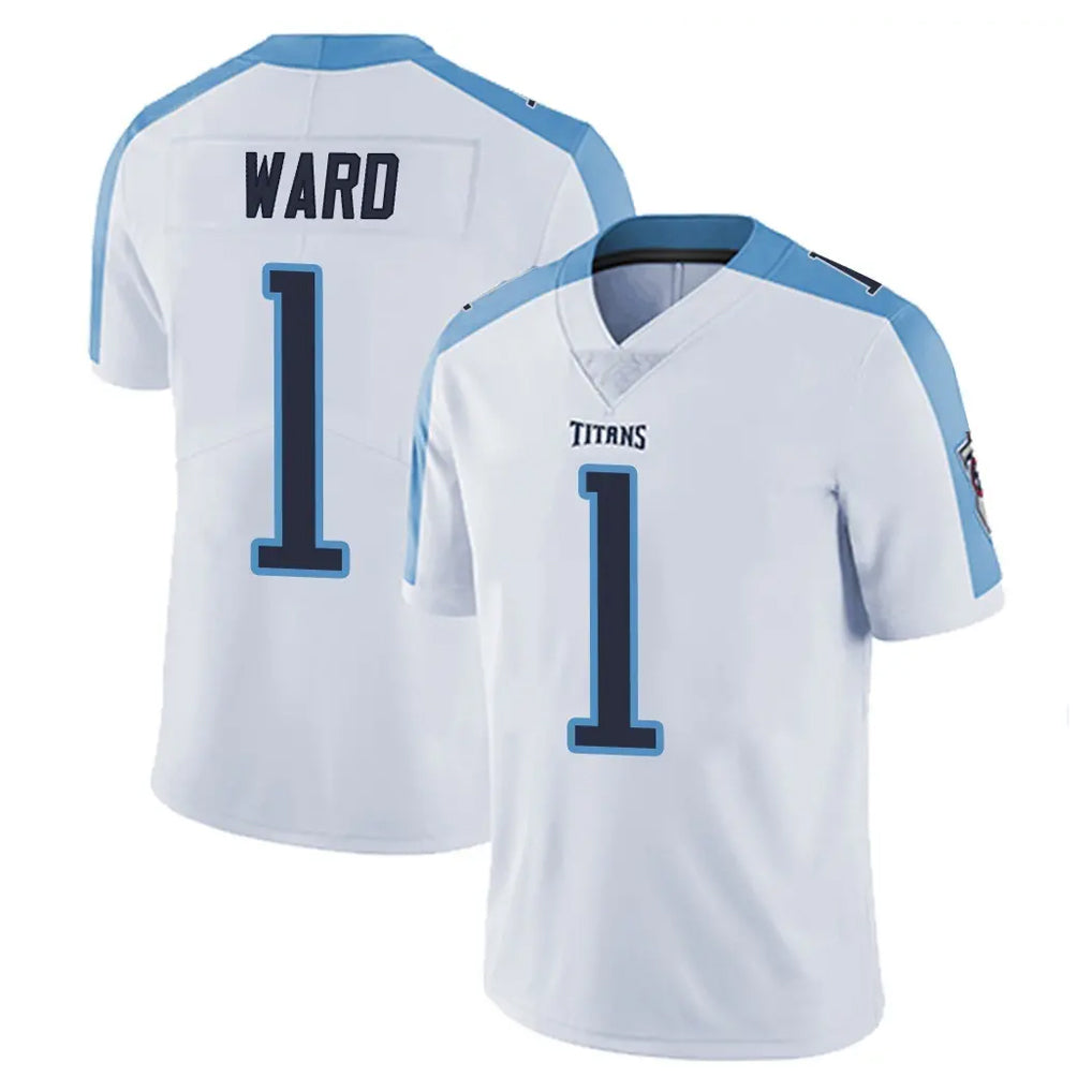 Tlead T.Titans #1 Cameron Ward Player White Limited Vapor Untouchable Home Game Stitched Jerseys