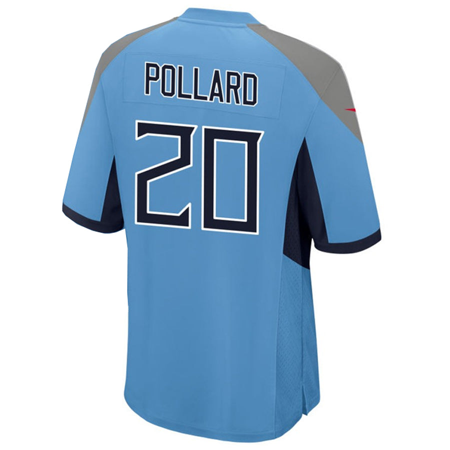 Tlead T.Titans #20 Tony Pollard Player Light Blue Home Game Stitched Jerseys
