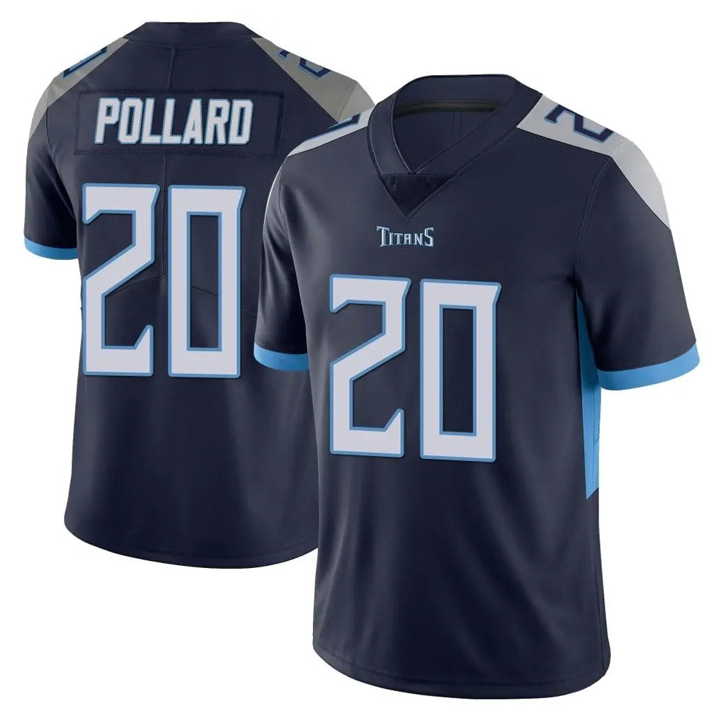 Tlead T.Titans #20 Tony Pollard Player Navy Limited Vapor Untouchable Home Game Stitched Jerseys