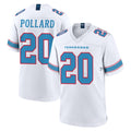 Tlead T.Titans #20 Tony Pollard Player White 2026 Game Home Stitched Jerseys