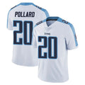 Tlead T.Titans #20 Tony Pollard Player White Limited Vapor Untouchable Home Game Stitched Jerseys